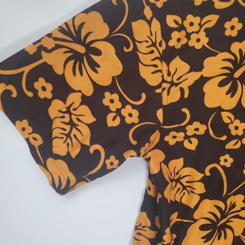 Fear and Loathing in Las Vegas Raoul Duke (Hawaiian) Gold & Black Shirt (Large) - Picture 4 of 8